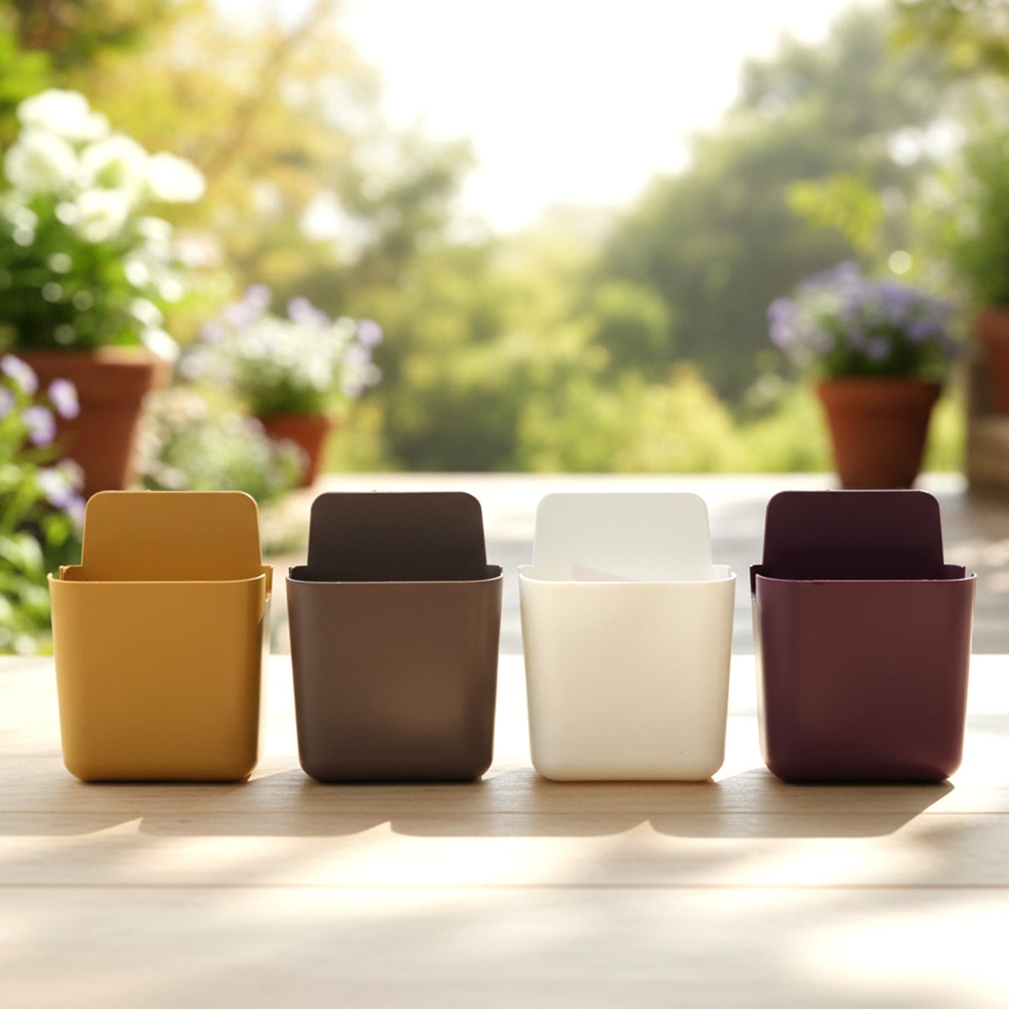 Plastic Wall Mounted Holder (Pack Of 4)