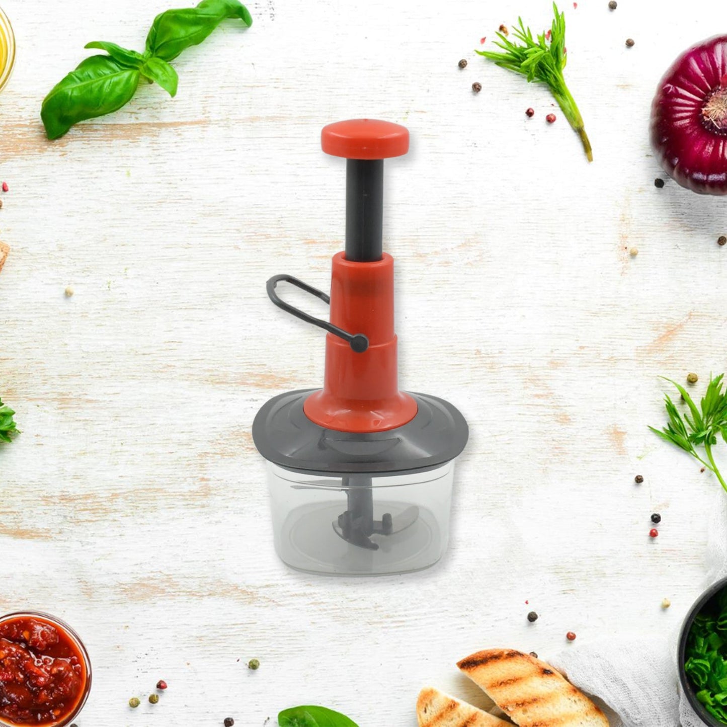 Manual Press Fruit  Vegetable Chopper