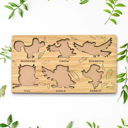 Best wooden bird puzzle learning board - & pegged puzzles | 2025 | fast shipping