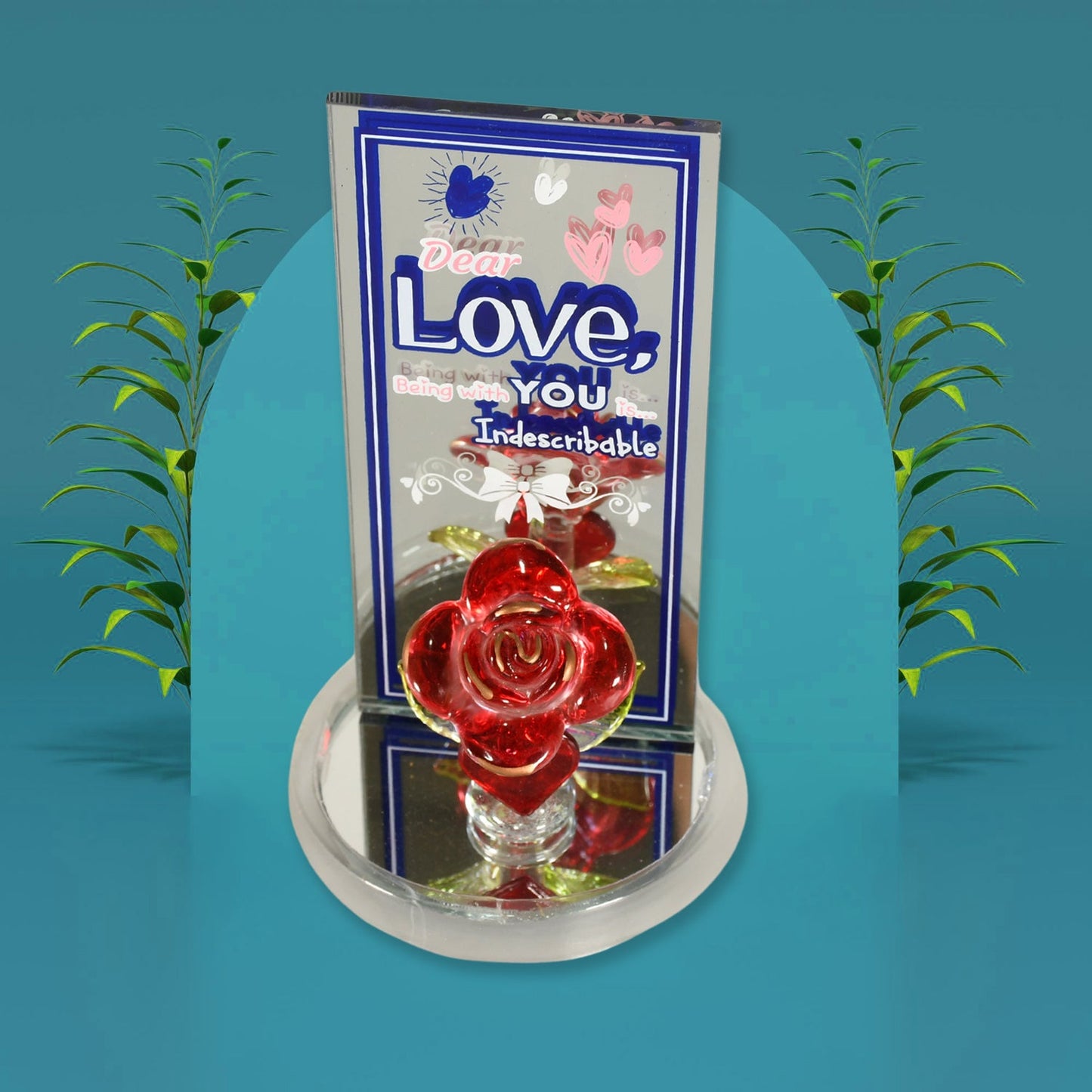 Lovely Rose Showpiece