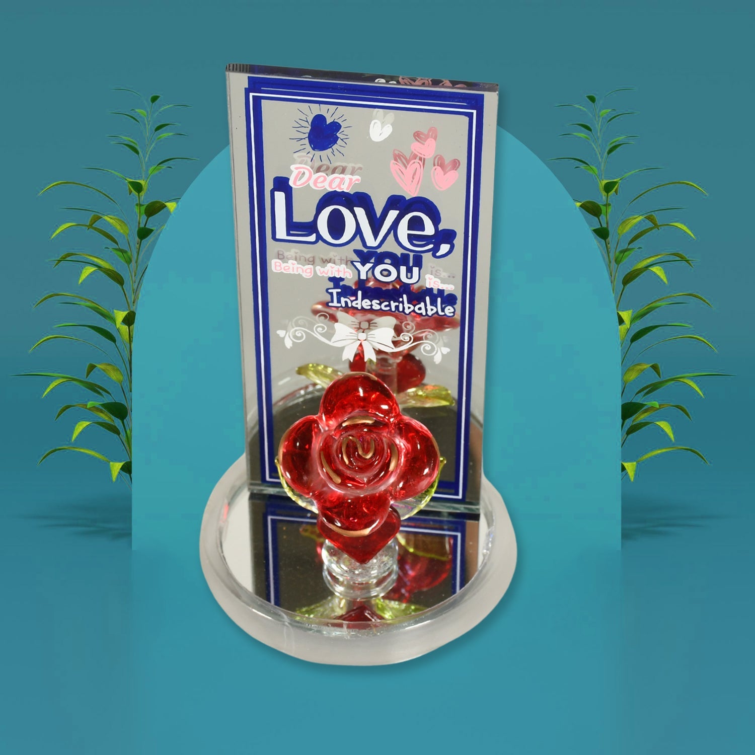 Lovely Rose Showpiece