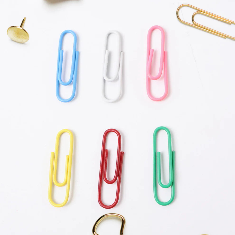 Multicolor paper clips – 250 pcs