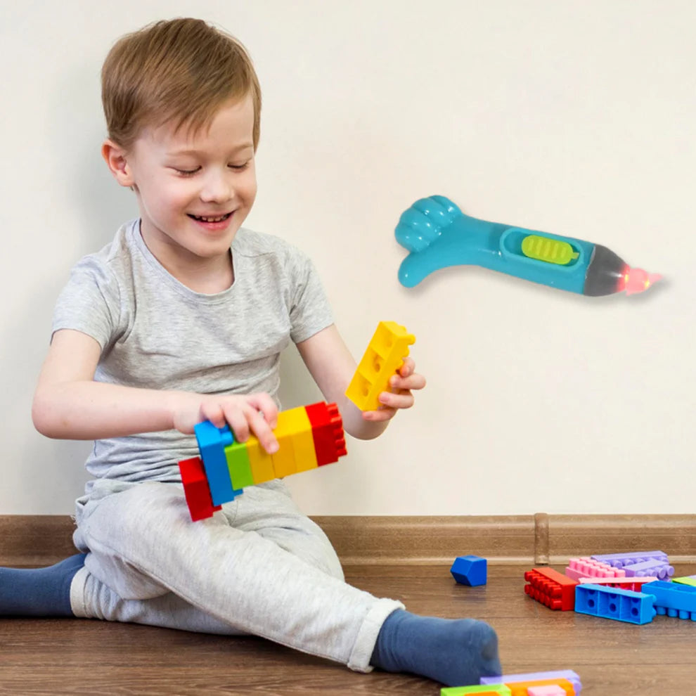 Thumb led light keychain toy