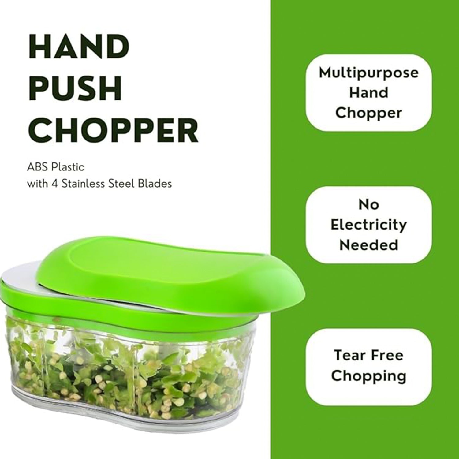 Manual Hand Push Garlic Cutter