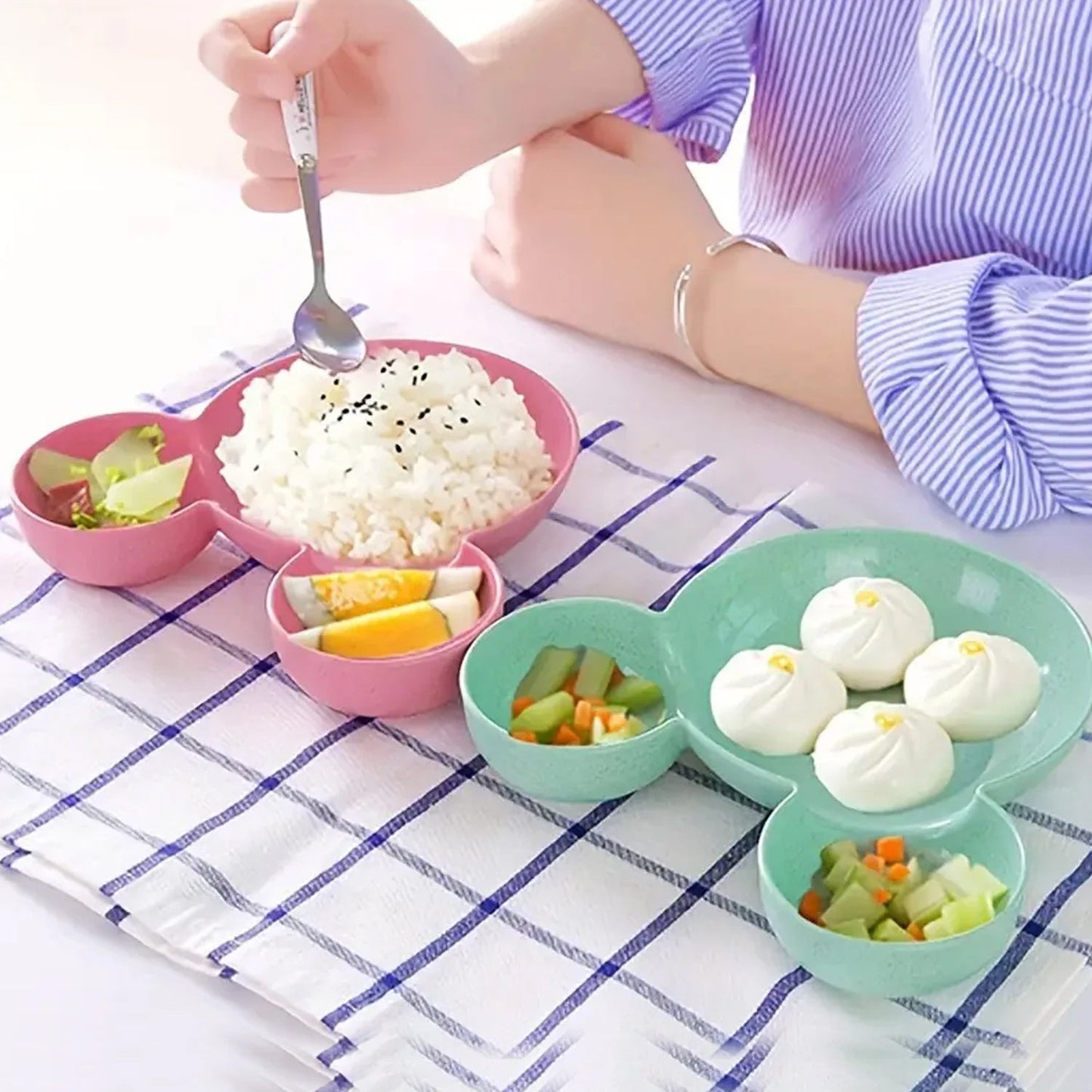 Mickey Mouse-Shaped Kids Plate