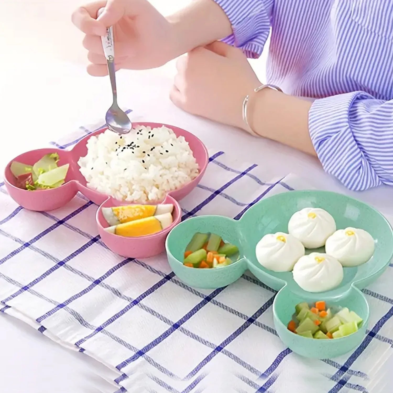 Mickey Mouse-Shaped Kids Plate