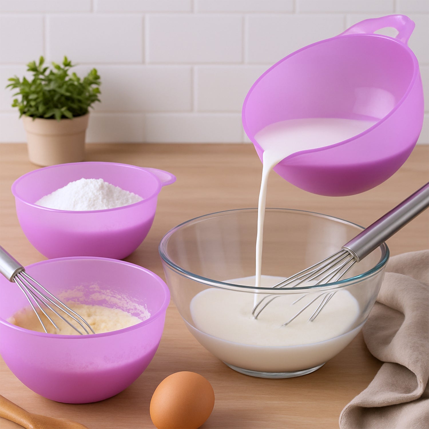 Measure Prep Bowl Set  3 Pcs