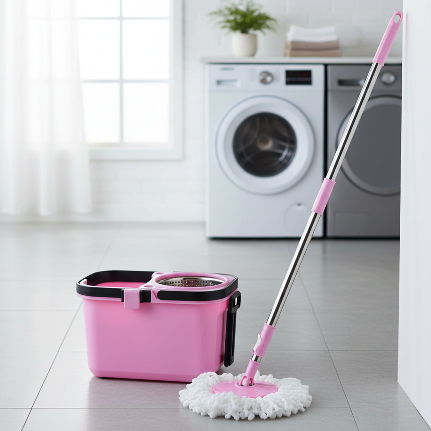 Quick Spin Mop with Big Bucket