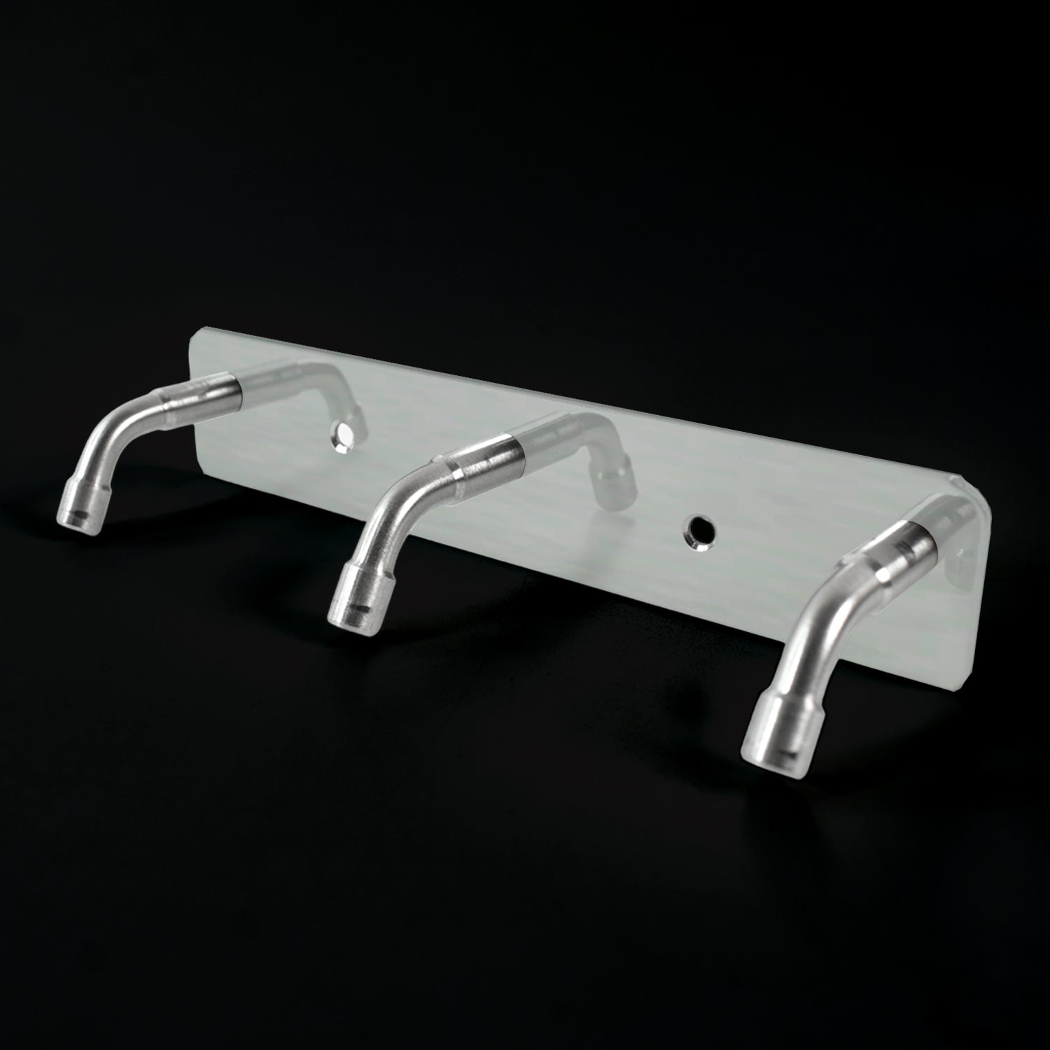 Stainless Steel 3-Hook Wall Rack