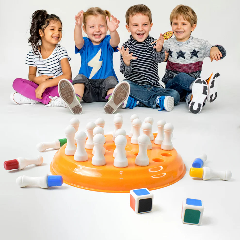 Brain teaser memory chess game