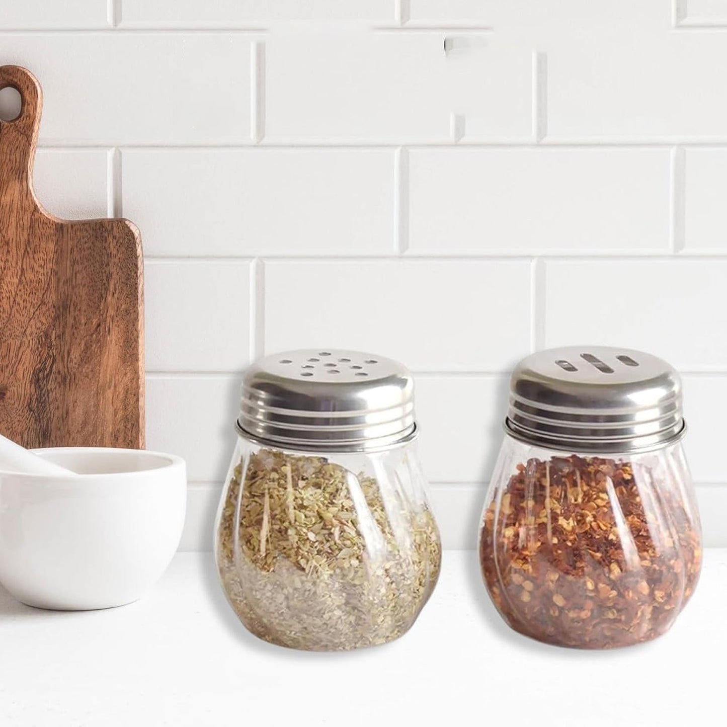 Oregano & Chilli Flakes Dispenser Set