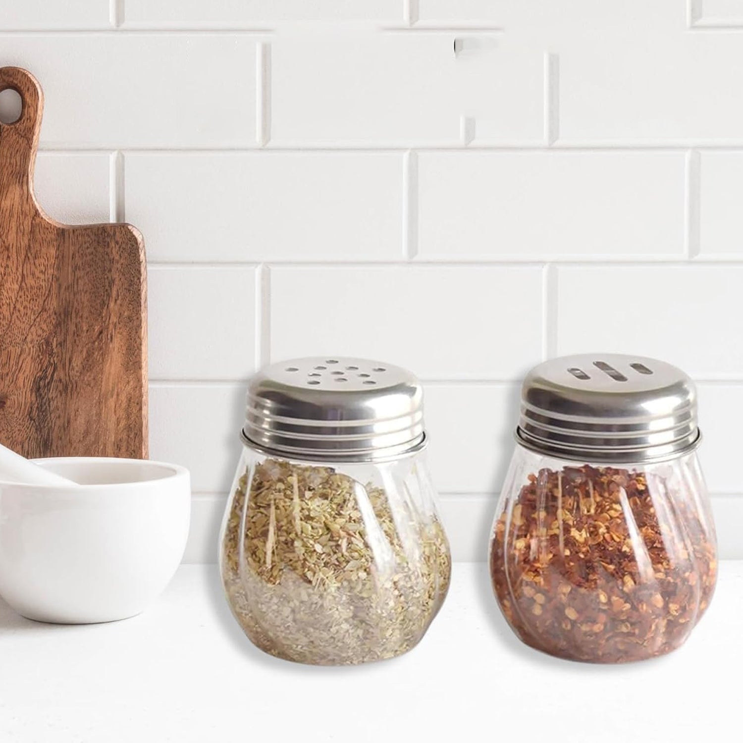 Oregano & Chilli Flakes Dispenser Set