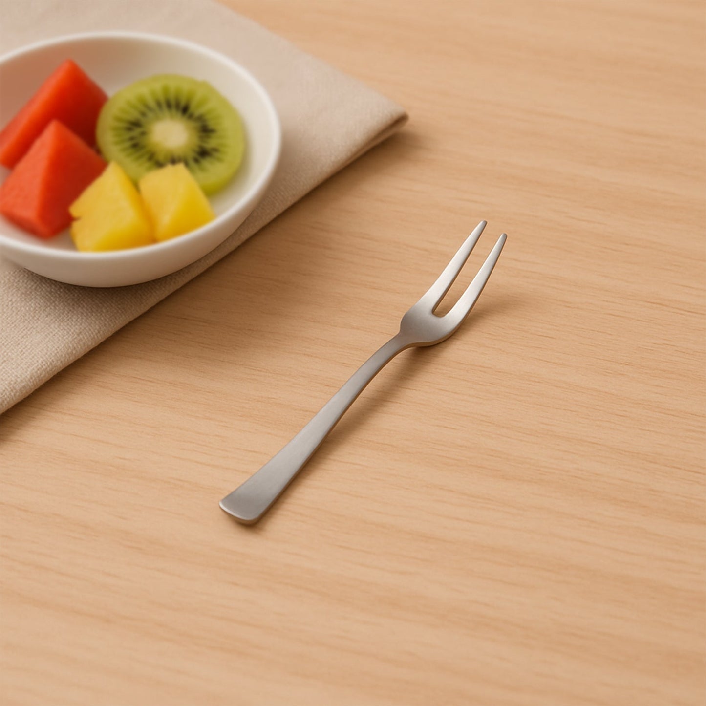 Apex SS Fruit Fork Set – 6 Pcs