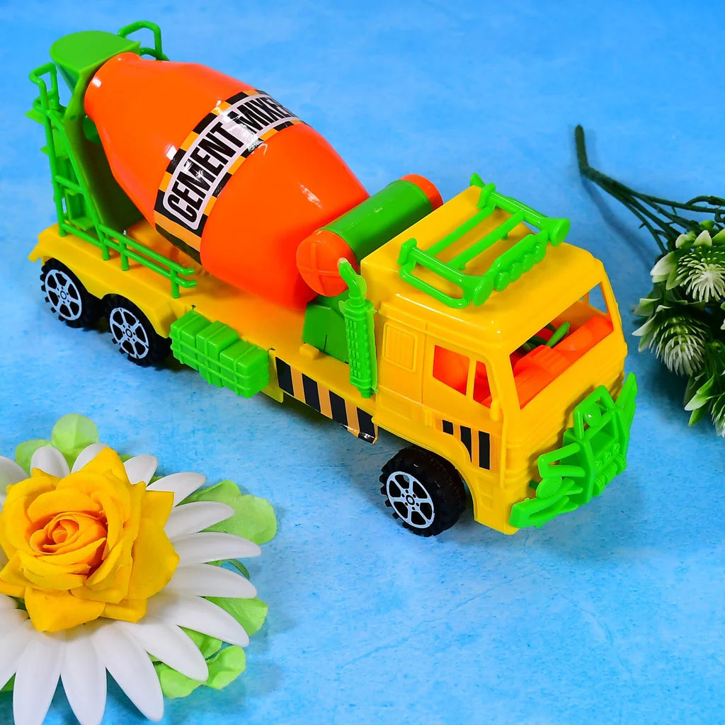 Best pushback cement mixer truck - toy trucks & construction vehicles | 2025 | fast shipping