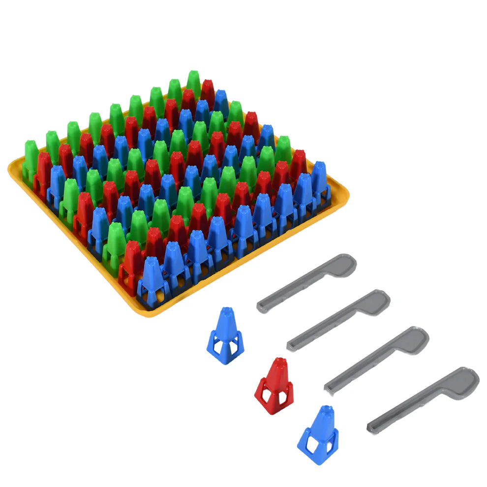 Color crush puzzle game board