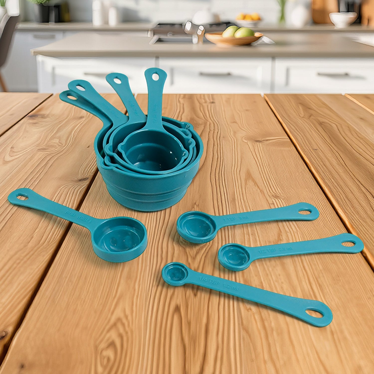Apex Measuring Spoons & Cups – 8 Pcs