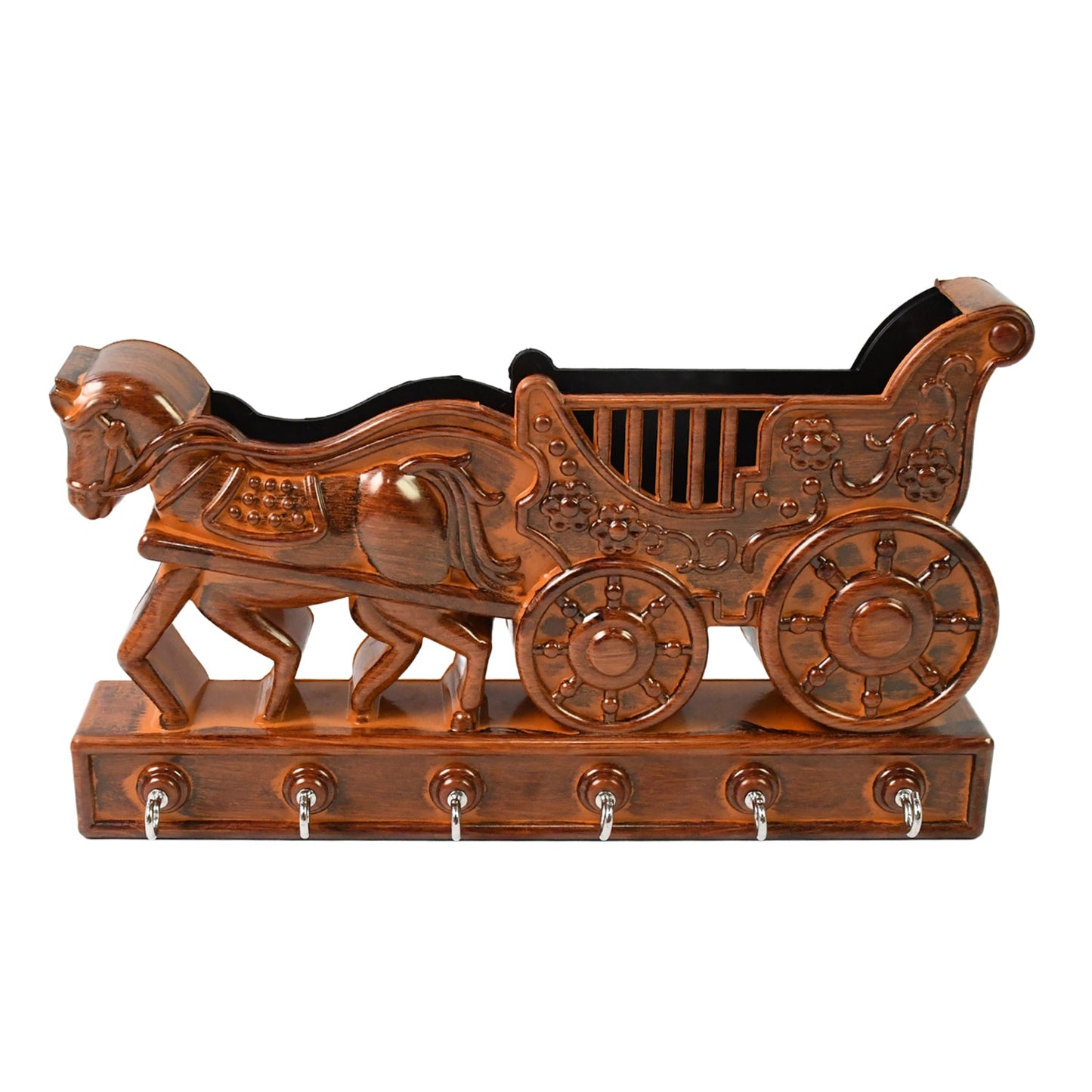 Plastic Rath Design 6 Hook Key Holder