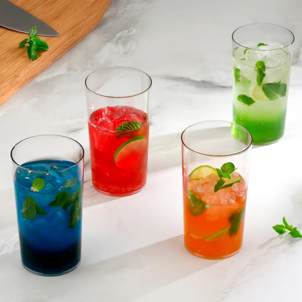 Best unbreakable transparent plastic glass set – 6 pcs - tumblers | 2025 | fast shipping