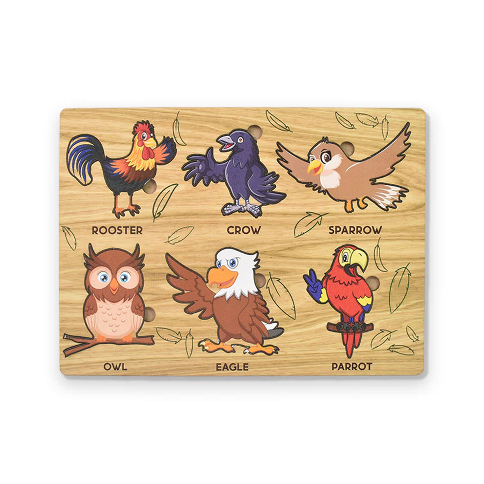 Best wooden bird puzzle learning board - & pegged puzzles | 2025 | fast shipping