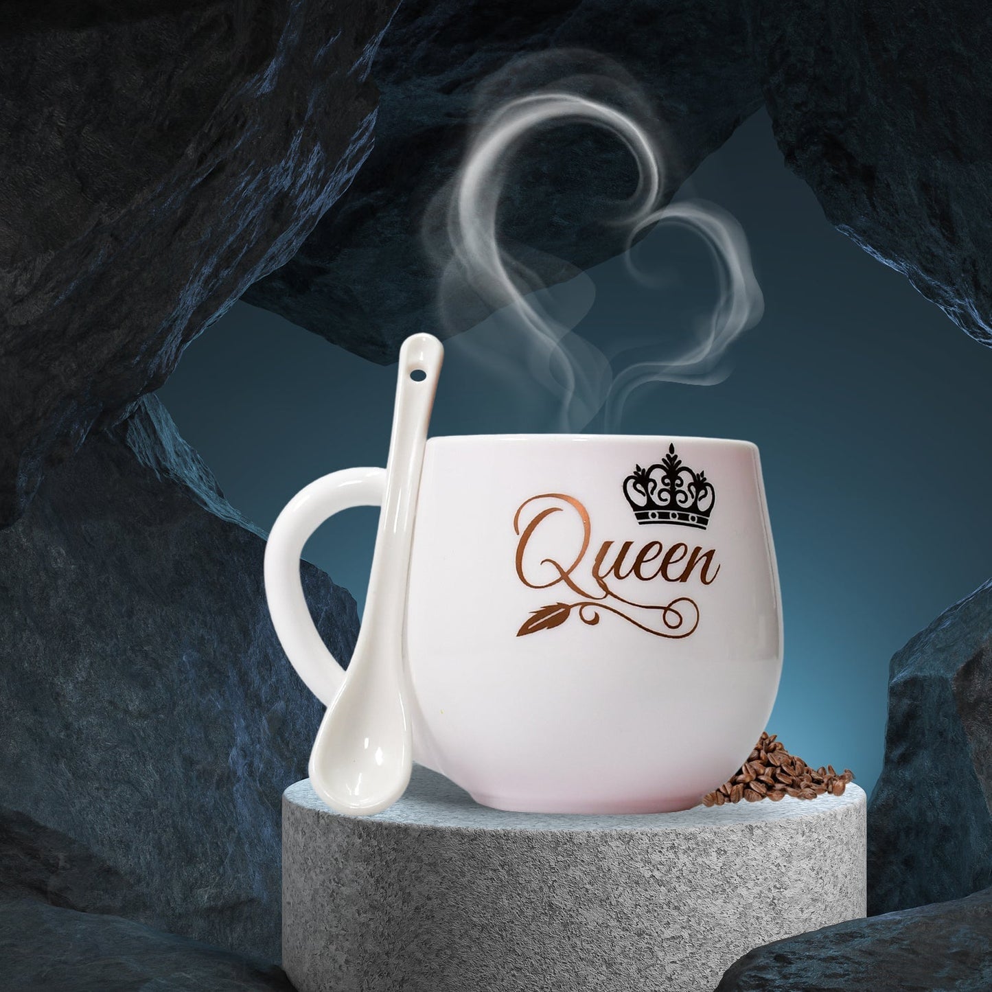 Premium Ceramic Coffee Mug Gift Set