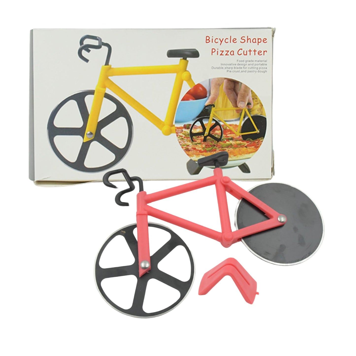 Stainless Steel Bicycle Shape Pizza Cutter