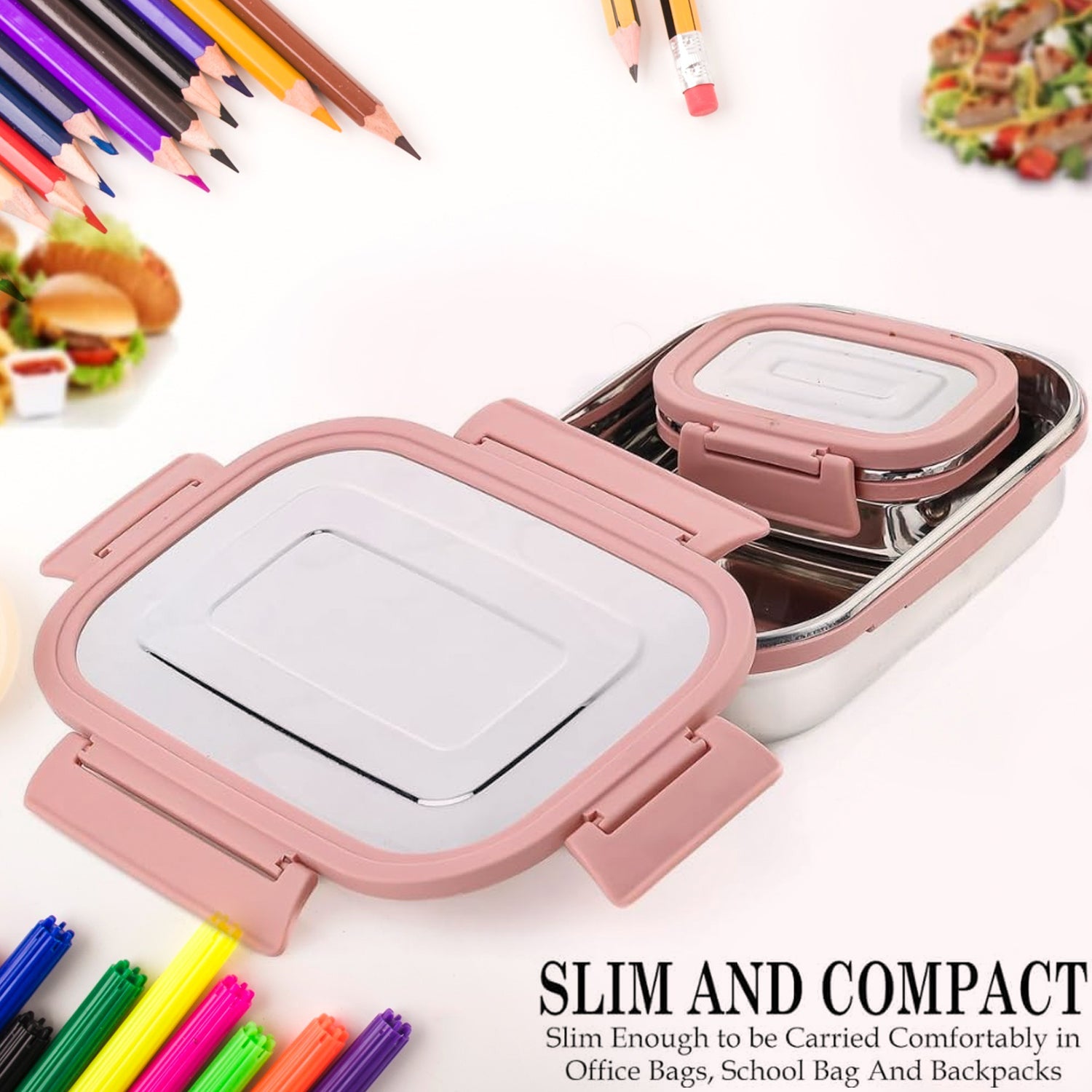 Leak-Proof Steel Lunchbox