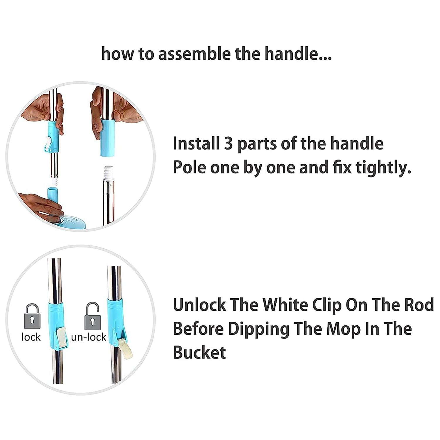 Stainless Steel Mop Rod