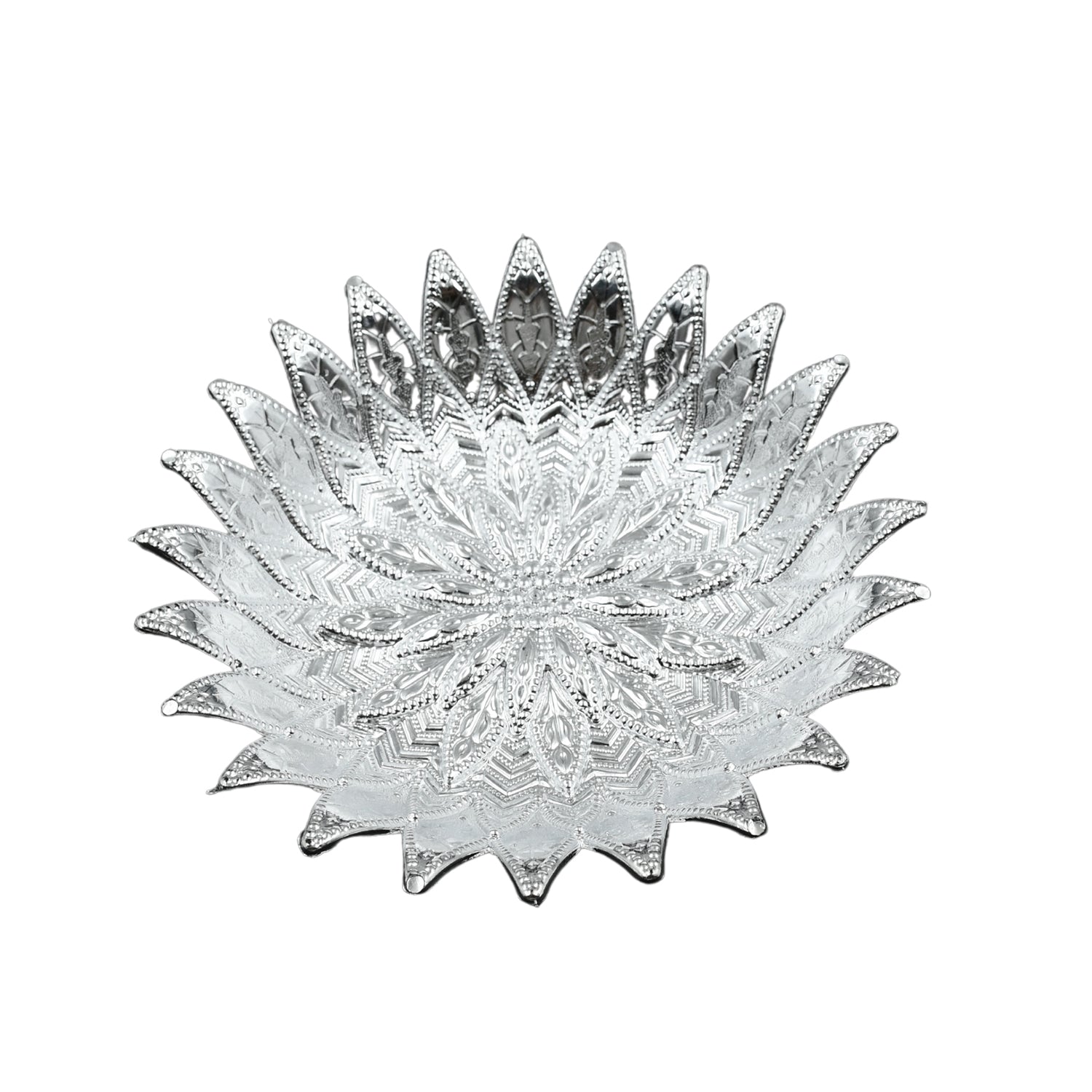 Traditional Silver Serving Tray