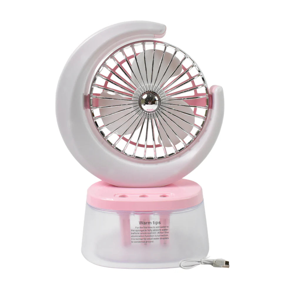 Usb rechargeable desktop fan