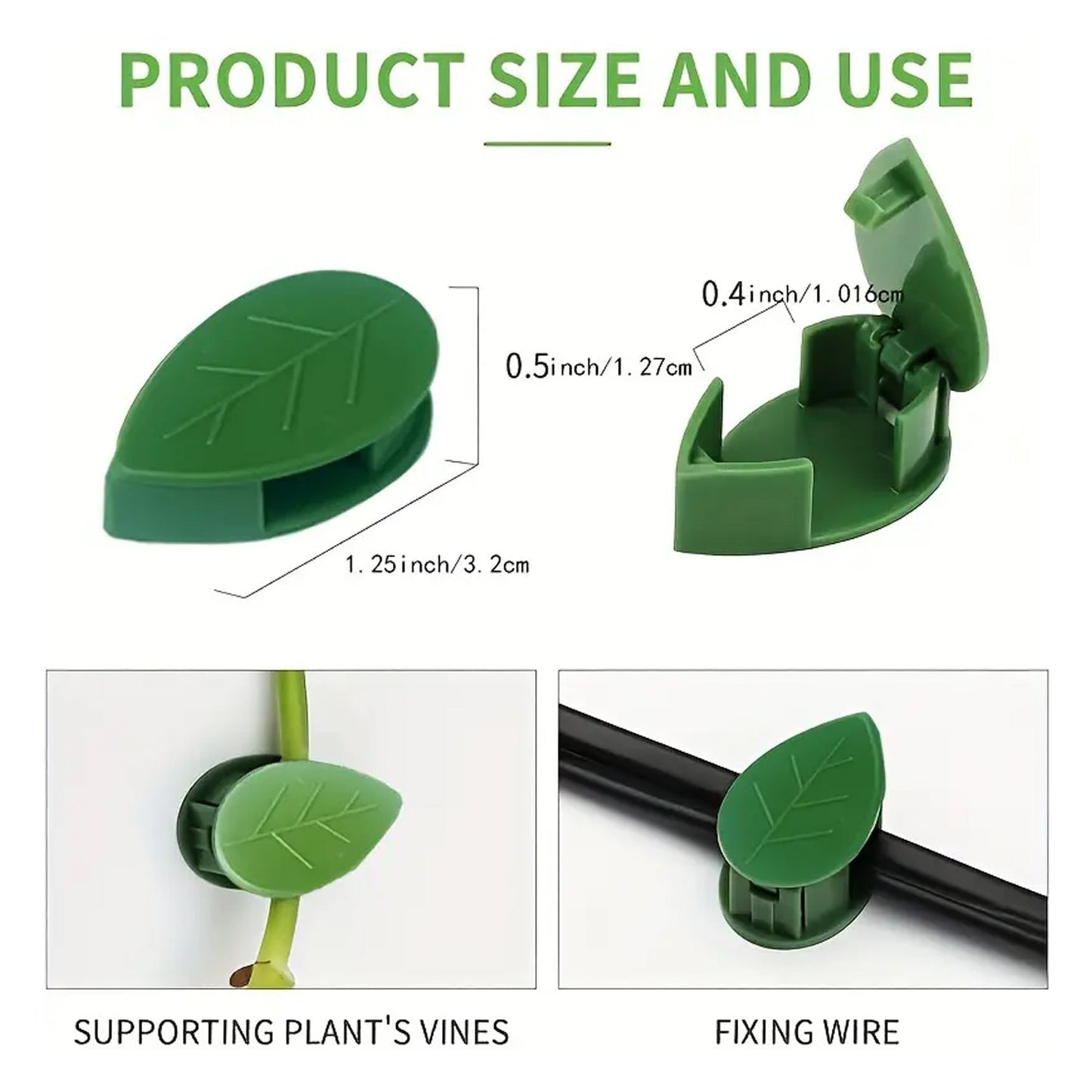 Invisible Plant Support Clips