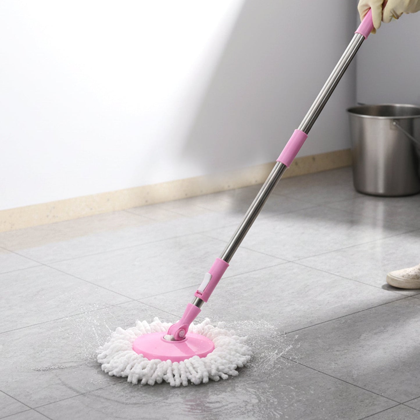 Quick Spin Mop with Big Bucket