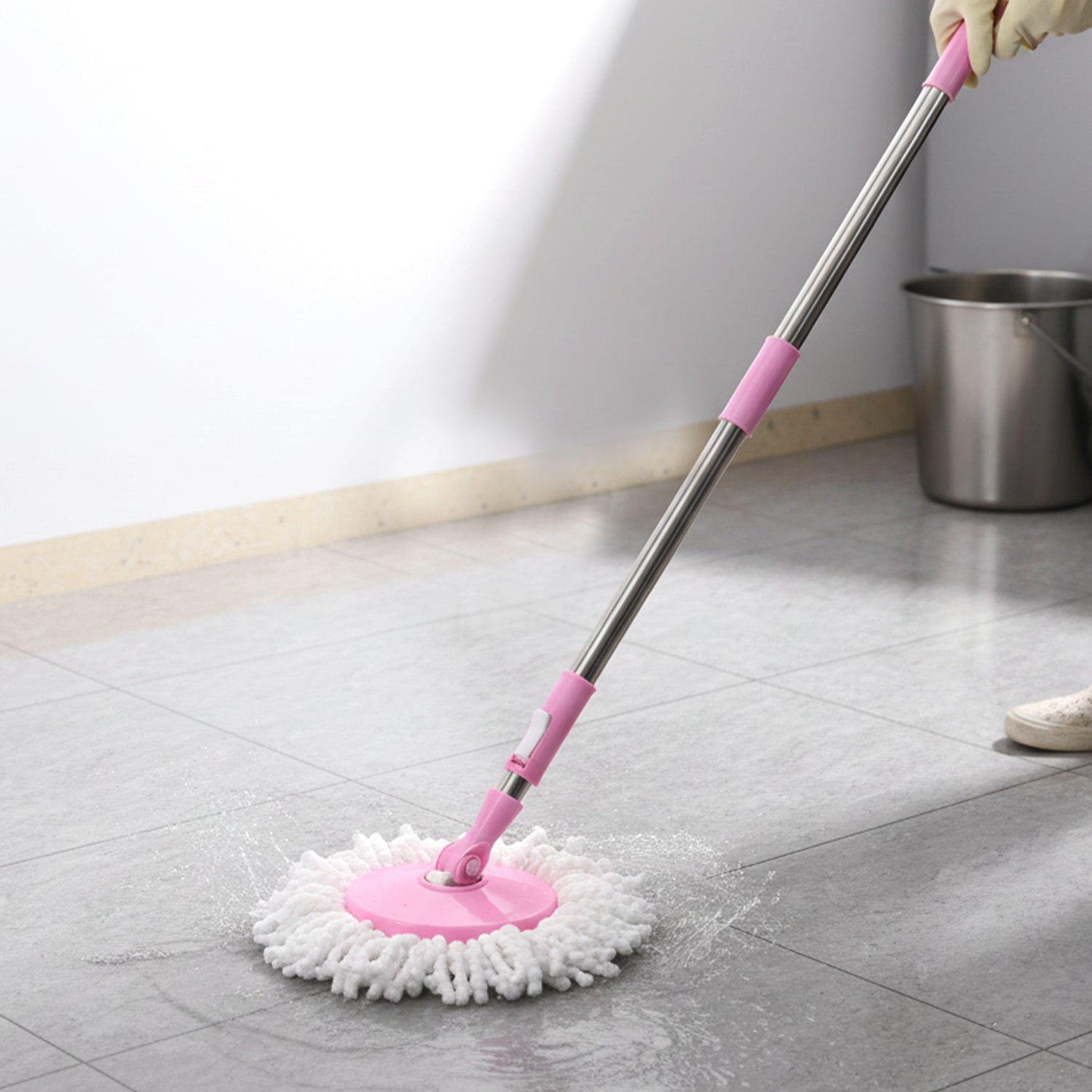 Quick Spin Mop with Big Bucket