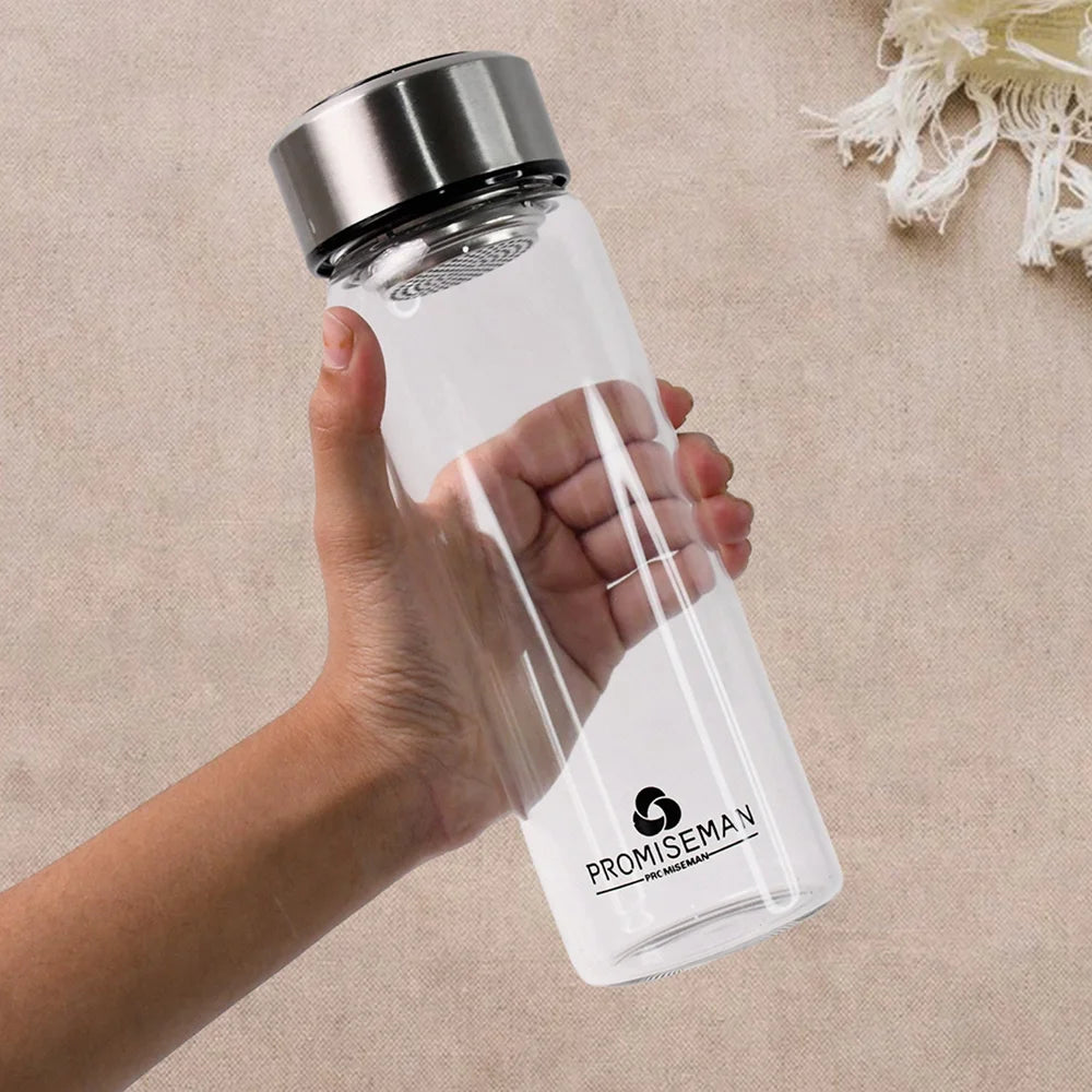 Best 500ml glass water bottle with steel lid - bottles | 2025 | fast shipping