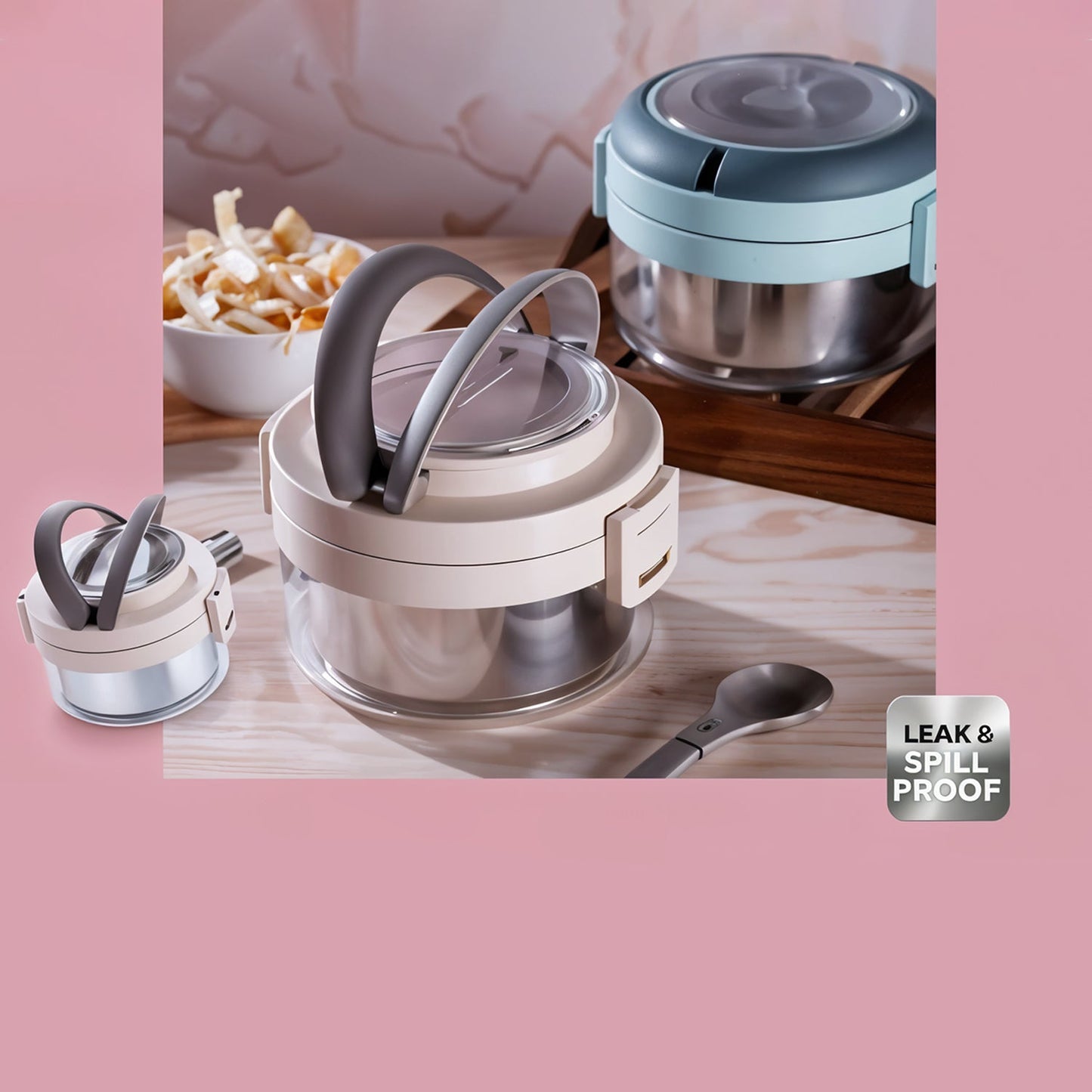 Compact Leak-Proof Lunch Box