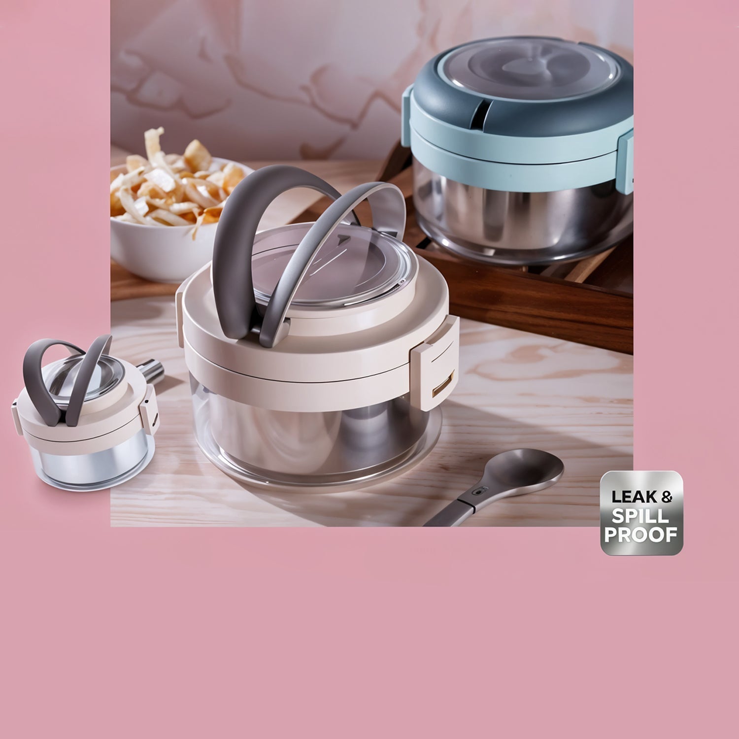 Compact Leak-Proof Lunch Box
