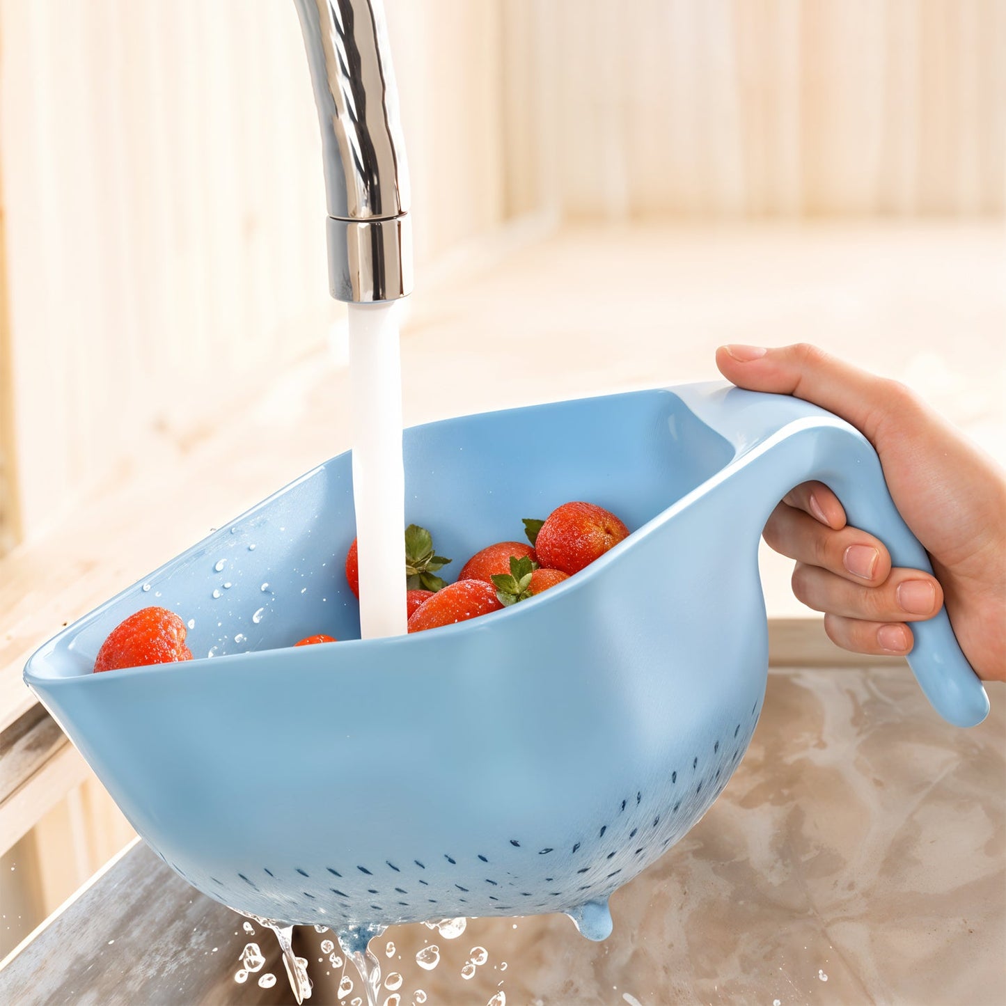 Plastic Strainer Bowl (1 Pc)