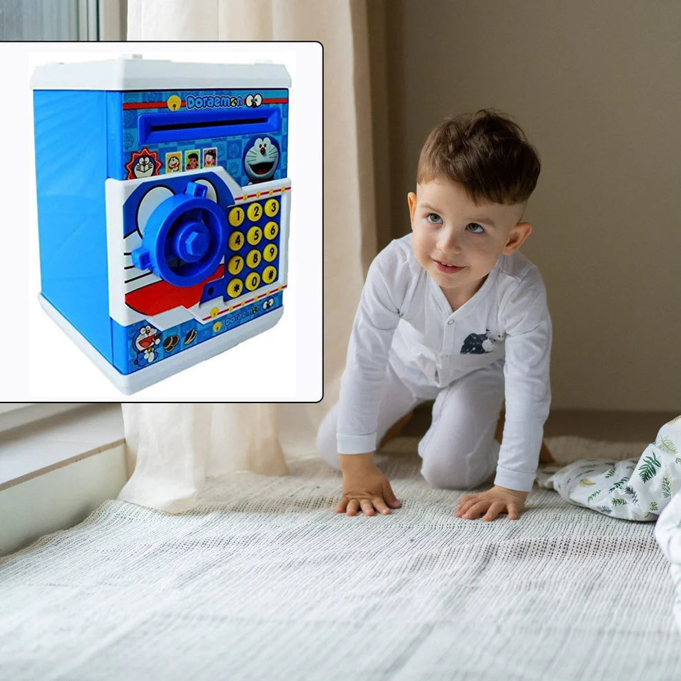 Electronic atm piggy bank for kids