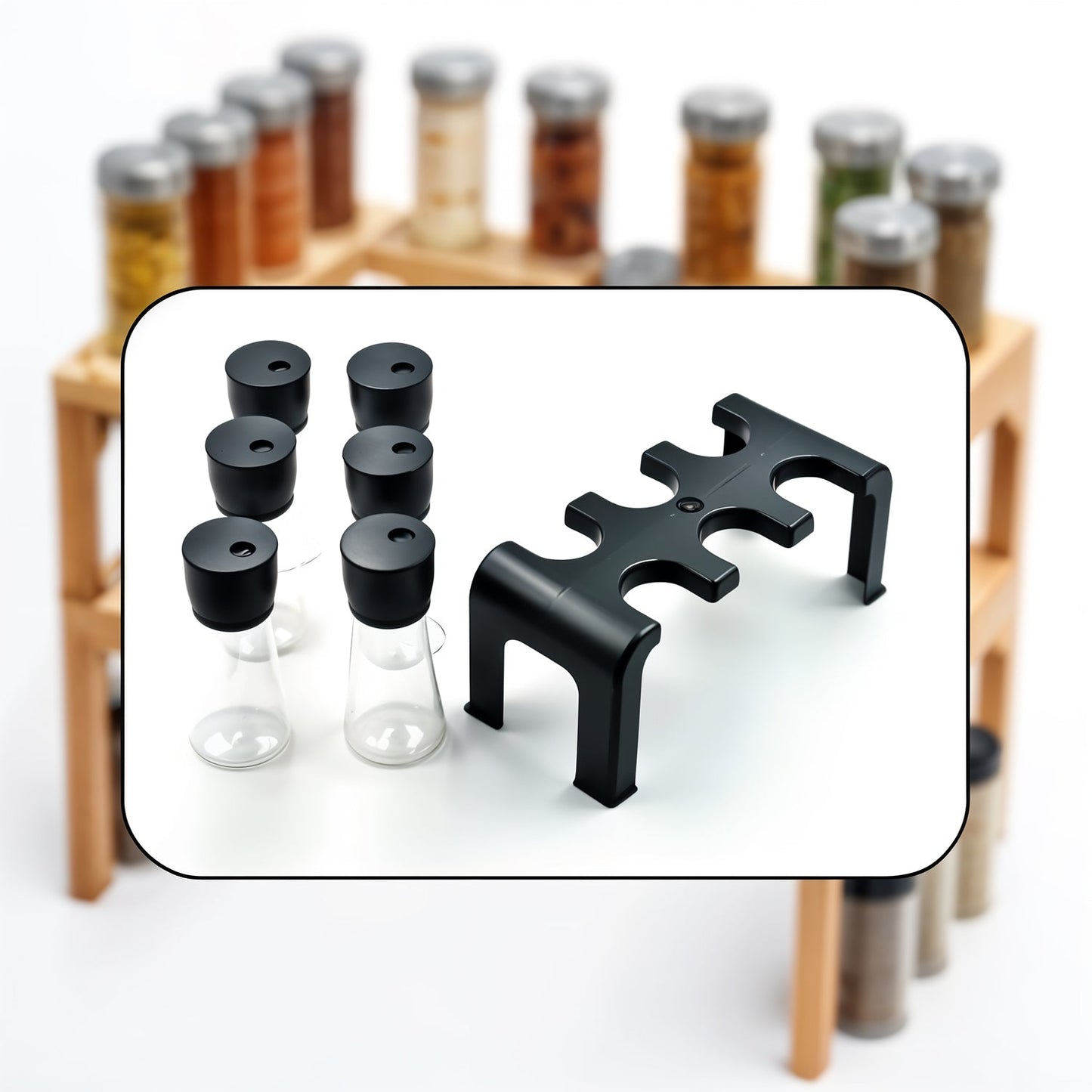 6-piece Spice Jar Set