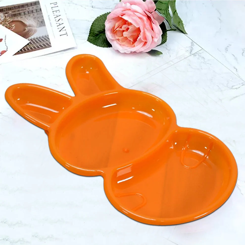 Best rabbit shape kids dish set – 6 pcs - feeding plates | 2025 | fast shipping