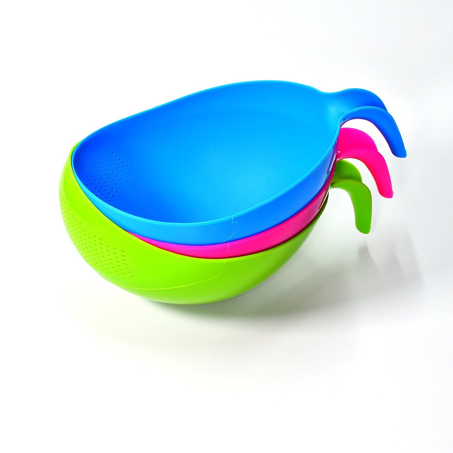 Plastic Rice & Food Strainer – 3 Pcs