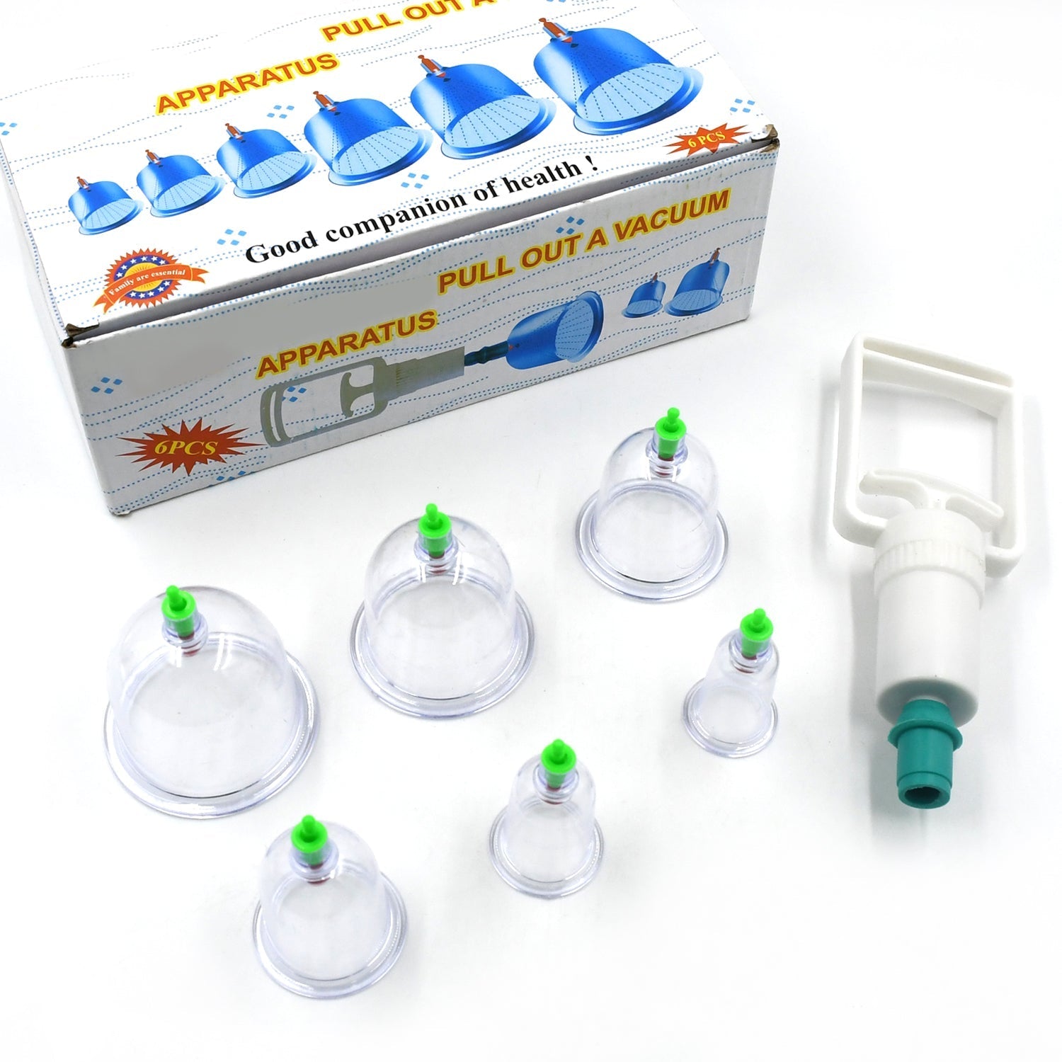 Vacuum Cupping Set 6 Pcs Kit