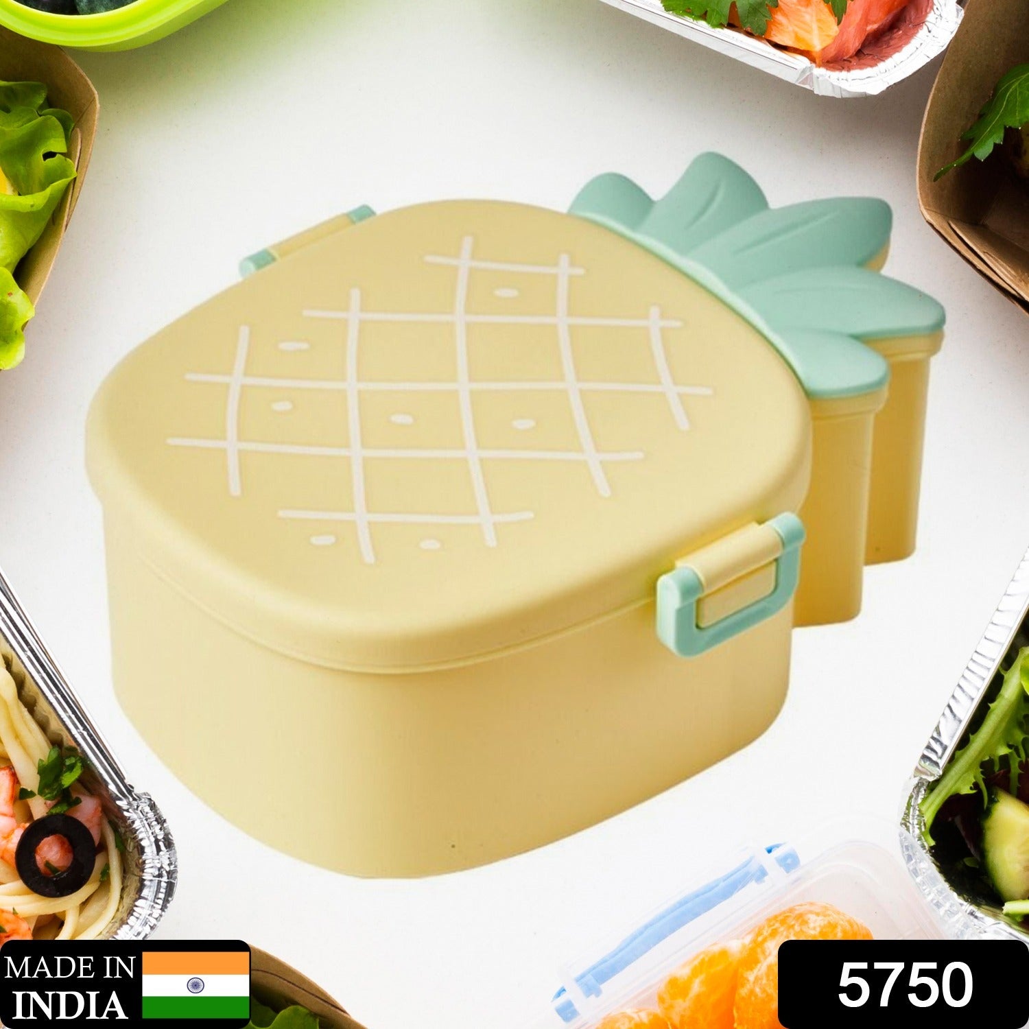 Kids Pineapple Shaped Lunch Box