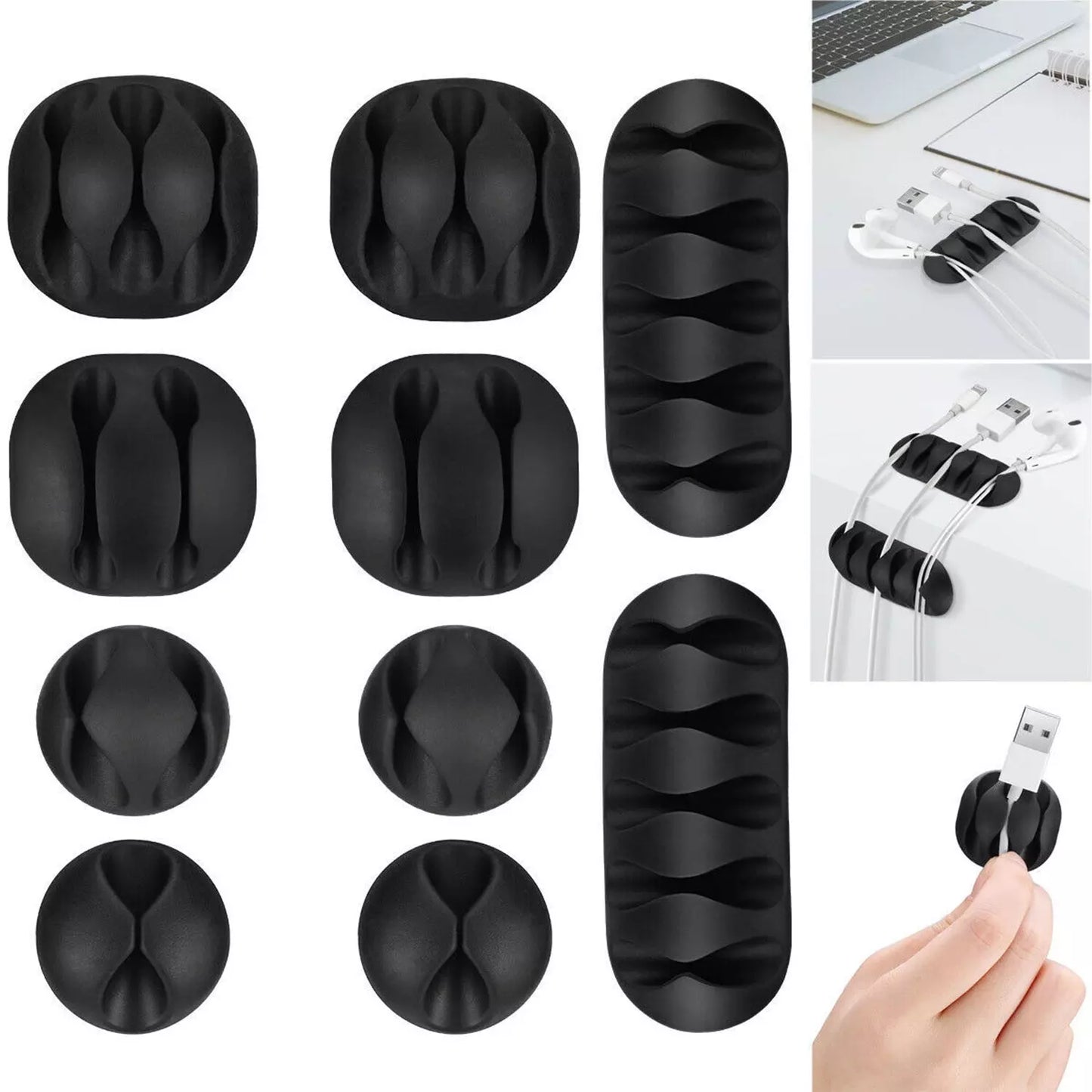 Best 10-pack self-adhesive cable clips - 2025 | fast shipping