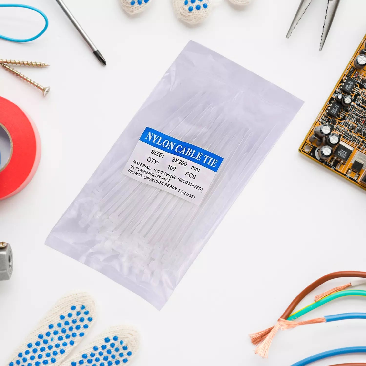 Best 100-pack black nylon cable ties - wire & | 2025 | fast shipping