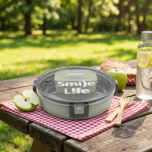 Stainless Steel Round Lunch Box