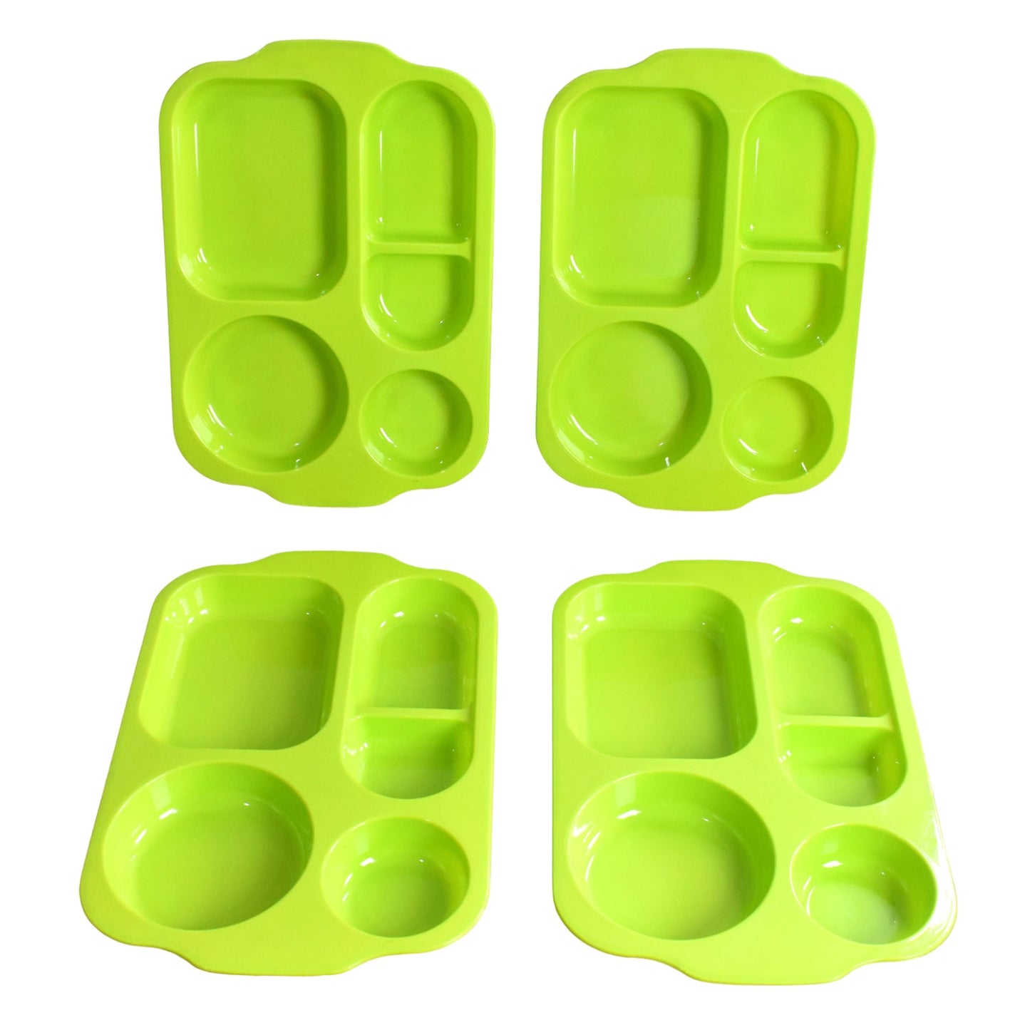 Unbreakable Food Compartment Plates