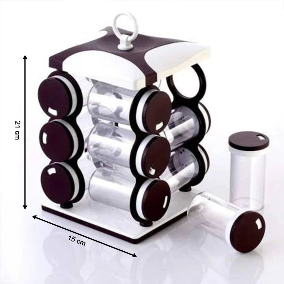 Best 12 pcs revolving spice rack - organizers | 2025 | fast shipping