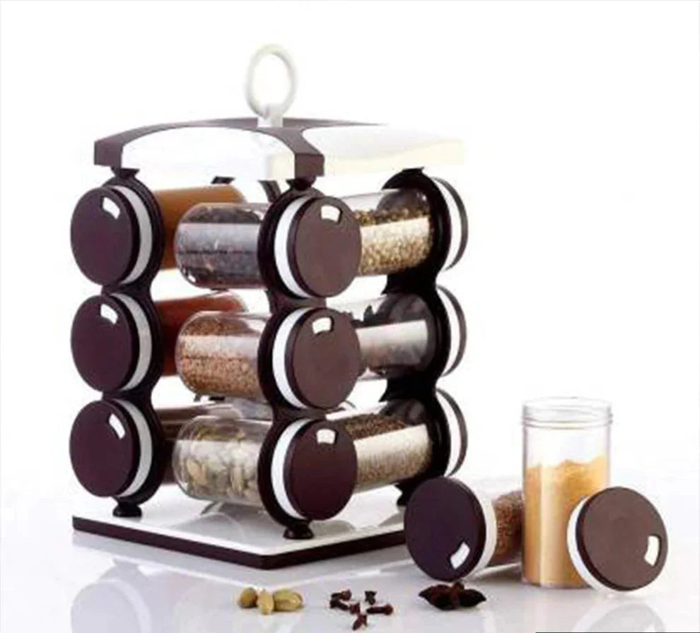 Best 12 pcs revolving spice rack - organizers | 2025 | fast shipping