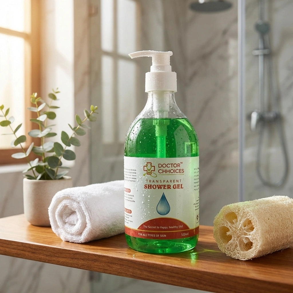 Transparent Shower Gel Pump
