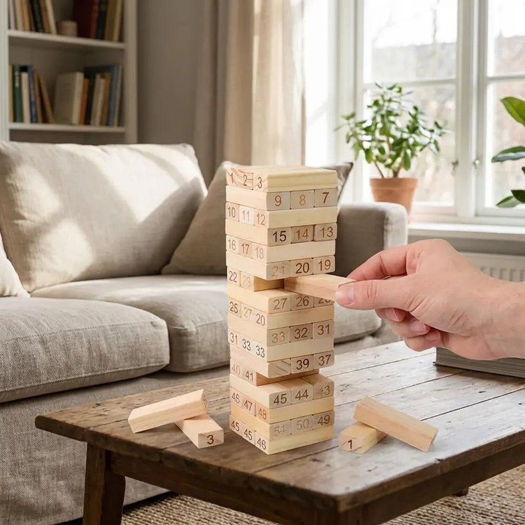 Wooden Tumbling Tower